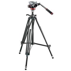 Manfrotto MVH502AH Video Head + 028B Video Tripod