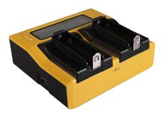 Patona 7682 18650 Pil için Dual LCD USB Şarj Cihazı