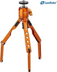 Leofoto MT-03 + MBH-20 Mini Tripod Kiti Turuncu