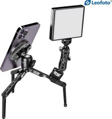 Leofoto MT-03 + MBH-20 Mini Tripod Kiti Siyah