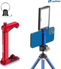 Leofoto PC-20 Telefon Tutucu Gümüş