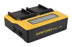 Patona 7557 NP-FP50, NP-FH50, NP-FV100 Sony Dual LCD USB Şarj Cihazı