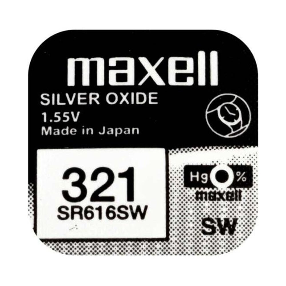 Maxell 321 SR616SW 1.55V Silver Oxide Saat Pili