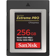 Sandisk 256GB Extreme PRO CFexpress 1700MB/s Type-B Hafıza Kartı