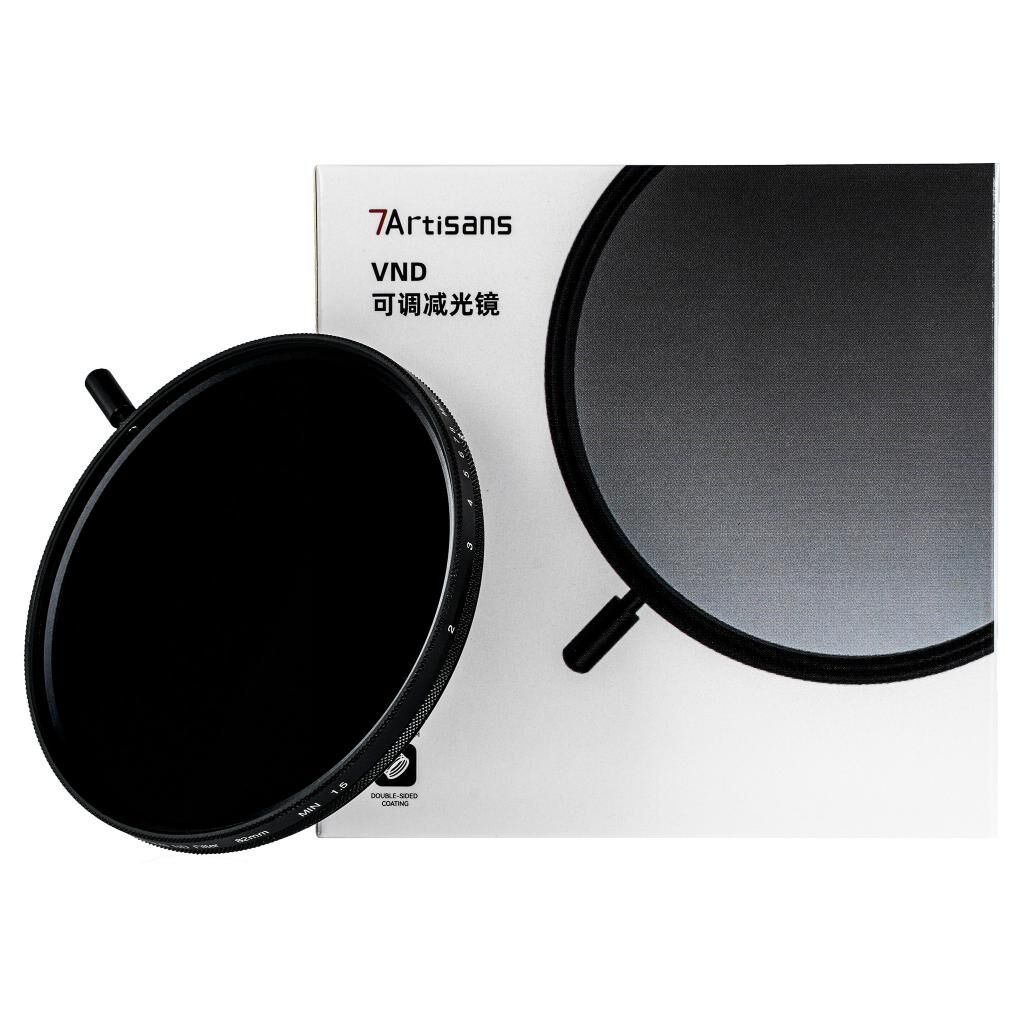 7Artisans 62mm Variable ND VND1.5-8 Filtre