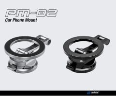 Leofoto PM-02 Manyetik Araç Telefon Tutucu Siyah