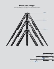 Leofoto MT-04+LH-30 Çantalı Mini Tripod Kiti