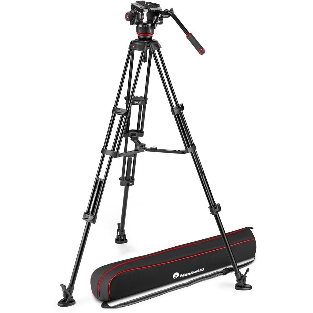 Manfrotto MVK504XTWINMA 504 & Alu Twin MS Video Tripodu