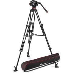 Manfrotto MVK504XTWINMA 504 & Alu Twin MS Video Tripodu