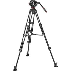 Manfrotto MVK504XTWINMA 504 & Alu Twin MS Video Tripodu