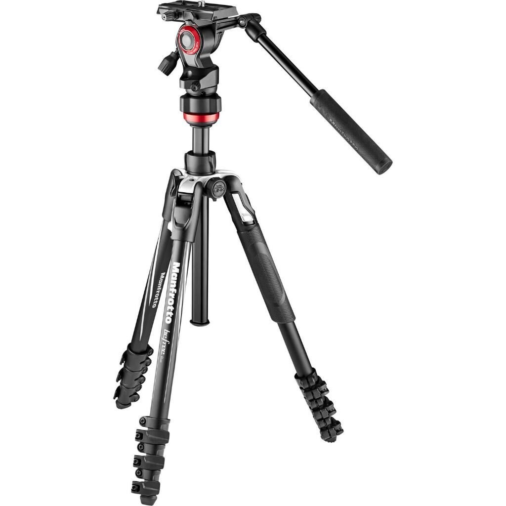 Manfrotto MVKBFRL-LIVE Befree Video Tripod Kit - Çantalı (Klips Kilit)
