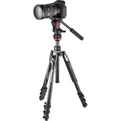 Manfrotto MVKBFRL-LIVE Befree Video Tripod Kit - Çantalı (Klips Kilit)