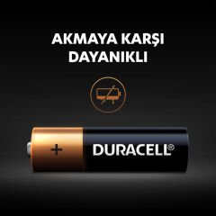 Duracell AA 4'lü Alkalin Kalem Pil (SKT: 03-2035)
