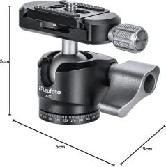 Leofoto MT-02C+LH-22 Karbon Fiber Mini Tripod Siyah