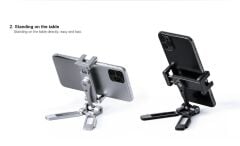 Leofoto PS-3 Katlanabilir Telefon Standı Siyah