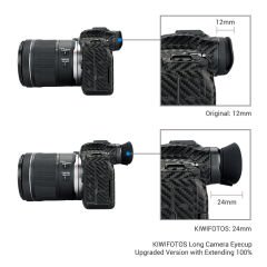Kiwifotos KE-R5 Uzun Vizör Lastiği (Canon R5C, R5, R6, R6 Mark II)