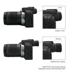 Kiwifotos KE-R10 Uzun Vizör Lastiği (Canon R10)