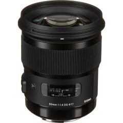 Sigma 50mm f/1.4 DG HSM (Art Serisi) Lens (Canon) - Sigma Hatıra Bezi Hediyeli