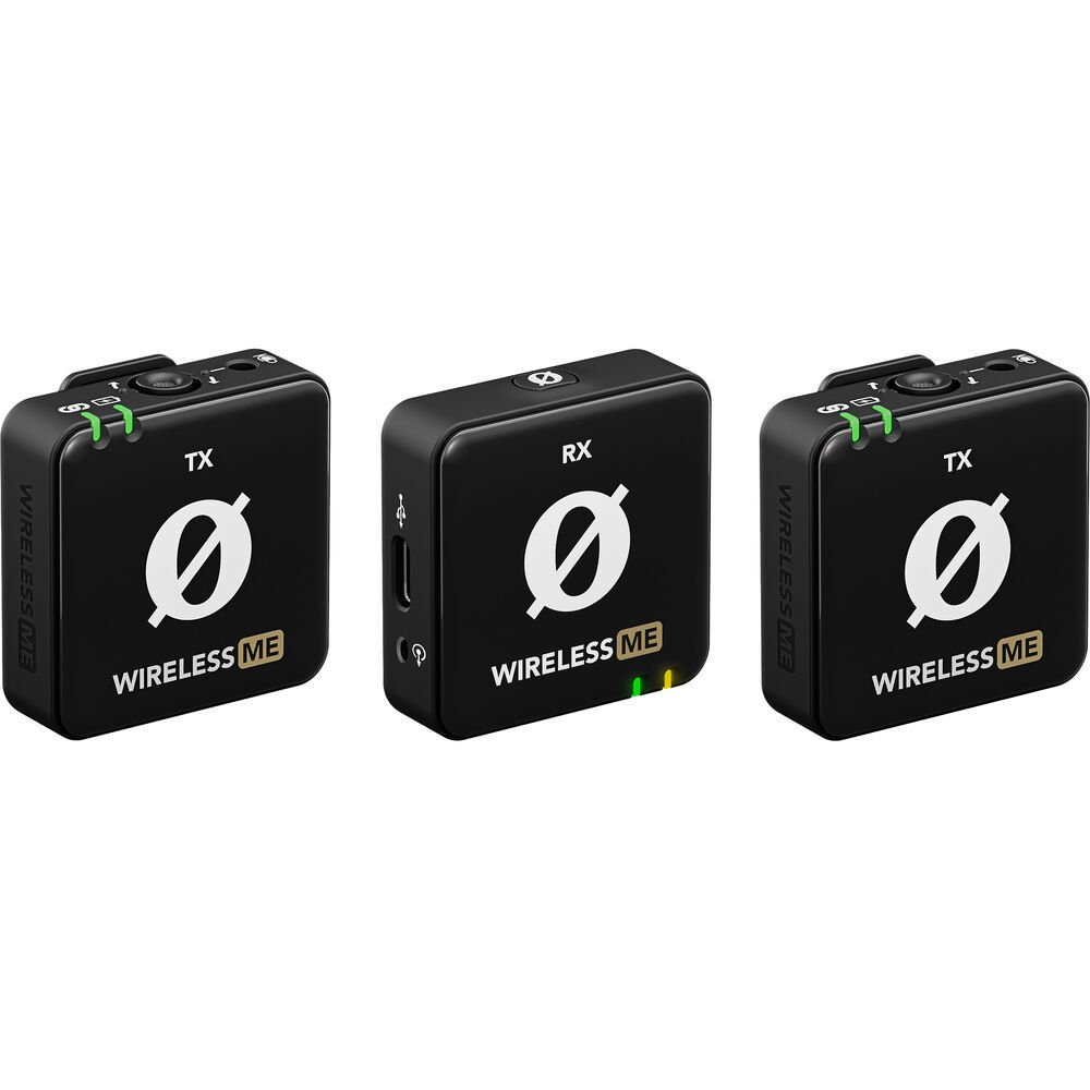 Rode Wireless ME Dual 2 Kişilik Kablosuz Mikrofon (Siyah)