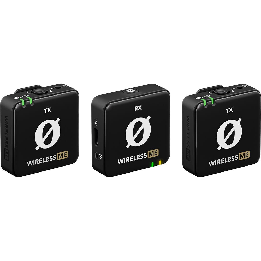 Rode Wireless ME Dual 2 Kişilik Kablosuz Mikrofon (Siyah)