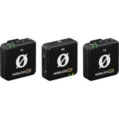 Rode Wireless ME Dual 2 Kişilik Kablosuz Mikrofon (Siyah)