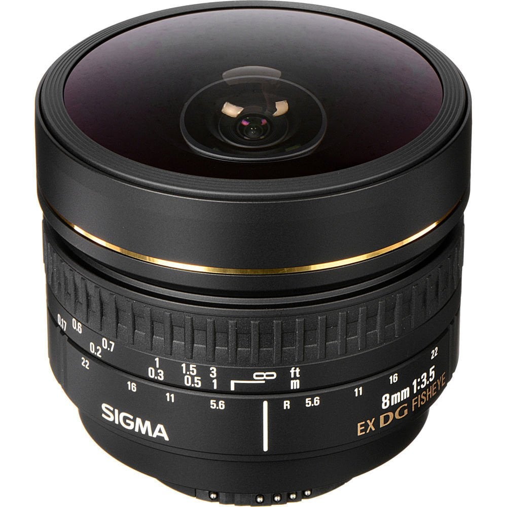 Sigma 8mm f/3.5 EX DG Circular Fisheye Lens (Canon) - Sigma Hatıra Bezi Hediyeli