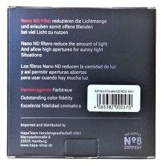 No8 Company 46mm Nano Variable Density ND 2-32 Filtre