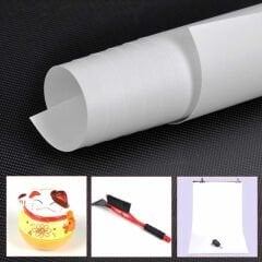 GDX Stüdyo Fon Perde, PVC Arka Plan, Silinebilir, Kırışmaz (White/Beyaz) 120x200 Cm