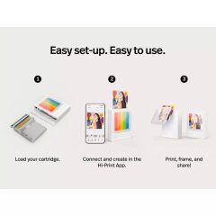 Polaroid Hi Print 3x3 Pocket Fotoğraf Yazıcısı + 10 Kağıt Set