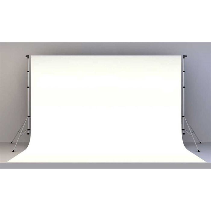 Visico Beyaz 2.70x11m Kağıt Fon Perde (Super White #93)