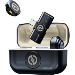 Hollyland Lark M2 USB-C Mobil Kablosuz Yaka Mikrofon Seti