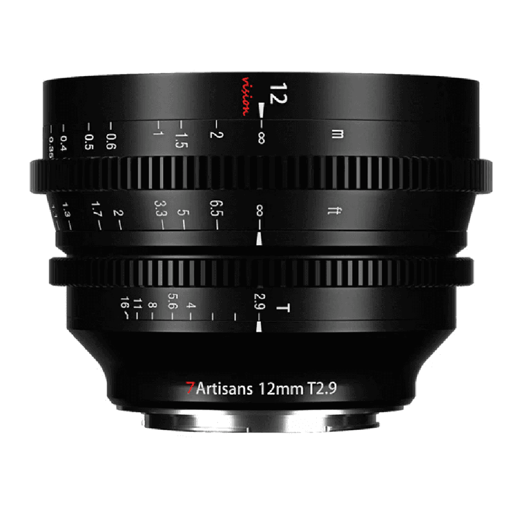 7Artisans 12mm T2.9 Lens (Sony E Mount)