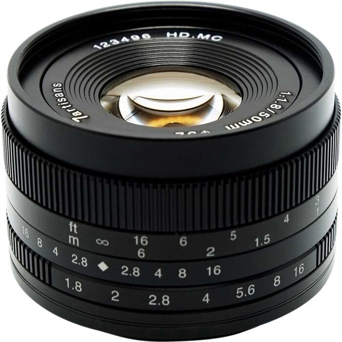 7artisans 50mm f1.8 APS-C Manuel Lens (M43 Panasonic, Olympus)
