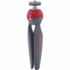 Manfrotto Pixi Mini Tripod (Gri & Kırmızı)