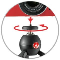 Manfrotto Pixi Mini Tripod (Gri & Kırmızı)