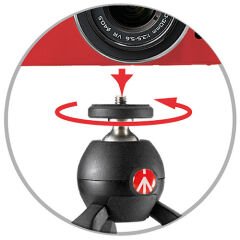 Manfrotto Pixi Mini Tripod (Gri & Kırmızı)