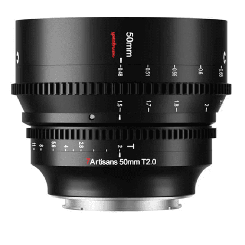 7Artisans 50mm T2.0 Lens (Sony E Mount)