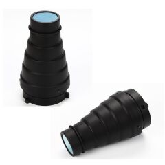 GDX SN-01 120mm Çaplı Petekli Snoot Bowens Adaptörlü Stüdyo Flaş Aksesuarı