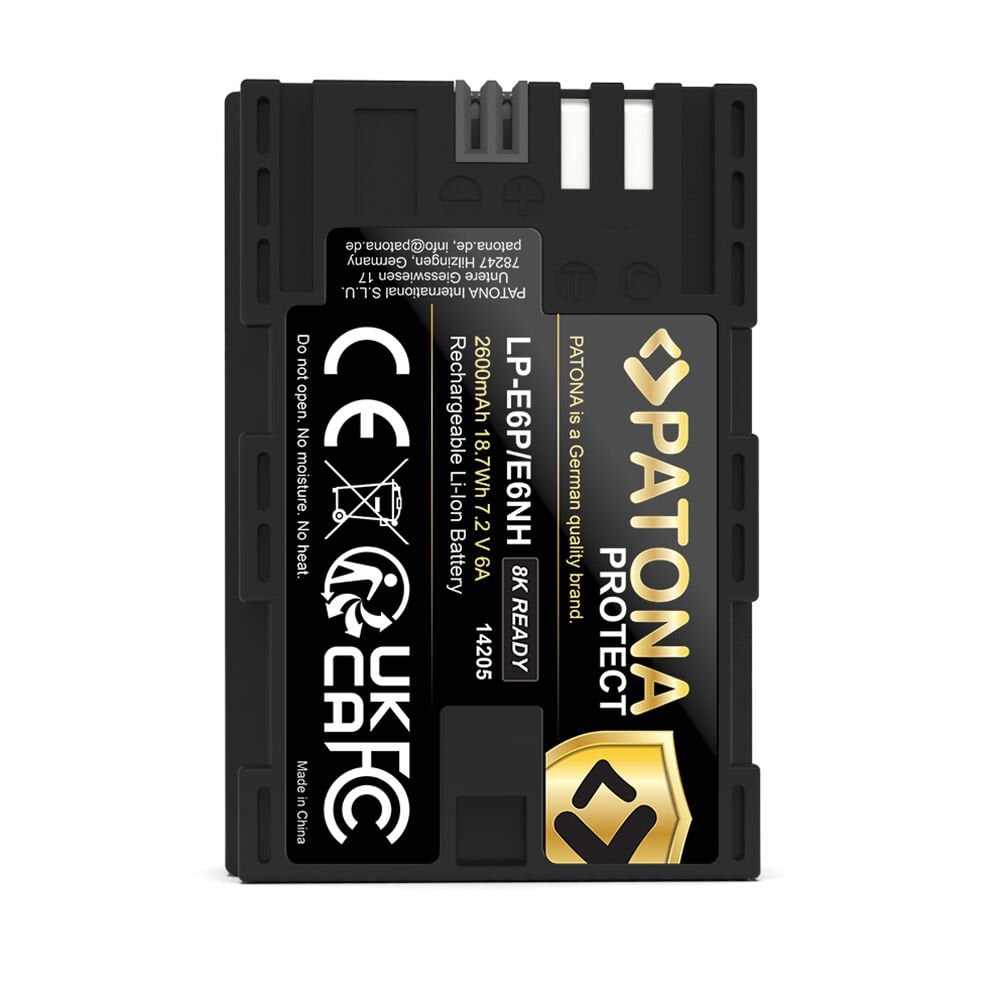 Patona 14205 Protect LP-E6P Canon Batarya