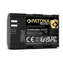 Patona 14205 Protect LP-E6P Canon Batarya