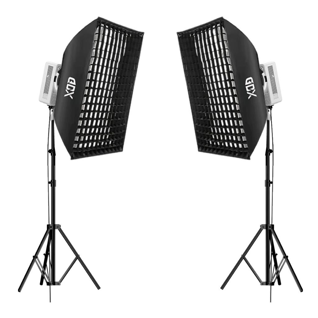 Gdx ML230W Bicolor Video ve Fotoğraf 60x90 Gridli Softbox İkili Sürekli Işık Seti