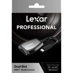 Lexar RW470 Dual-Slot USB-C Kart Okuyucu