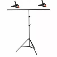 GDX Seyyar PVC Fon Perde Gri - Grey 120cm x 200cm