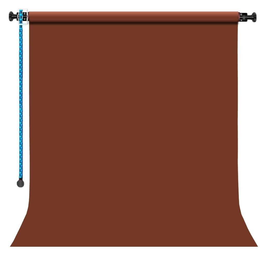 GDX Sabit (Tavan & Duvar) Kağıt Sonsuz Stüdyo Fon Perde (Chestnut) 2.70x11 Metre
