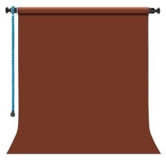 GDX Sabit (Tavan & Duvar) Kağıt Sonsuz Stüdyo Fon Perde (Chestnut) 2.70x11 Metre