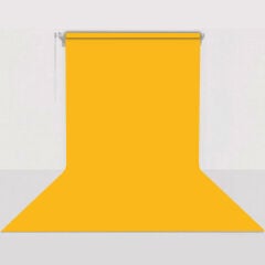 GDX Sabit (Tavan & Duvar) Kağıt Sonsuz Stüdyo Fon Perde (Deep Yellow) 2.70x11 Metre