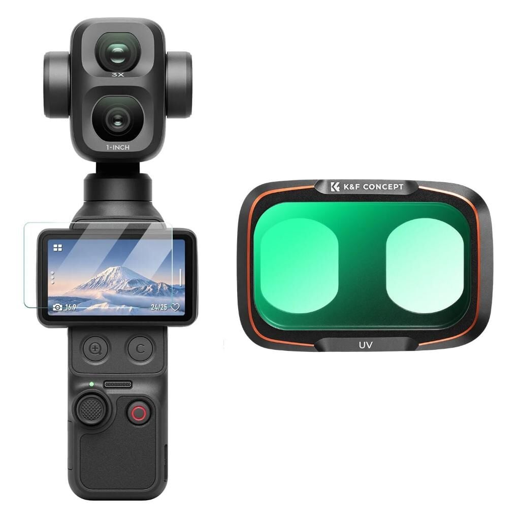 K&F Concept Dji Osmo Pocket 4P İçin  UV Filtre (Metal)
