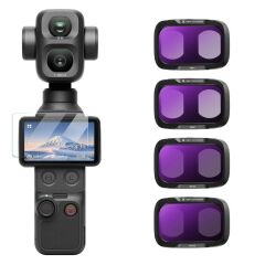 K&F Concept Dji Osmo Pocket 4P İçin 4 Parça ND Filtre Seti (ND4, ND8, ND16, ND32)