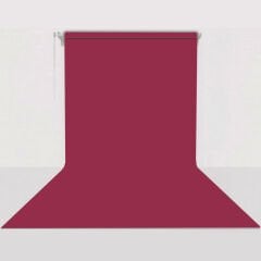 GDX Sabit (Tavan & Duvar) Kağıt Sonsuz Stüdyo Fon Perde (Crimson) 2.70x11 Metre