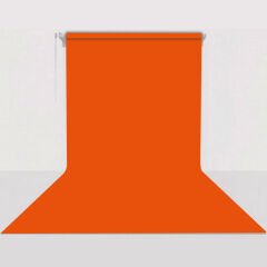 GDX Sabit (Tavan & Duvar) Kağıt Sonsuz Stüdyo Fon Perde (Tangelo) 2.70x11 Metre